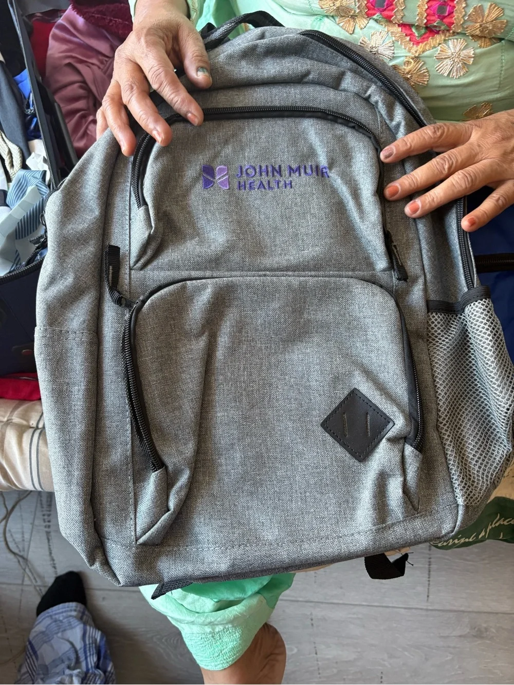 Gray Men's Backpack
